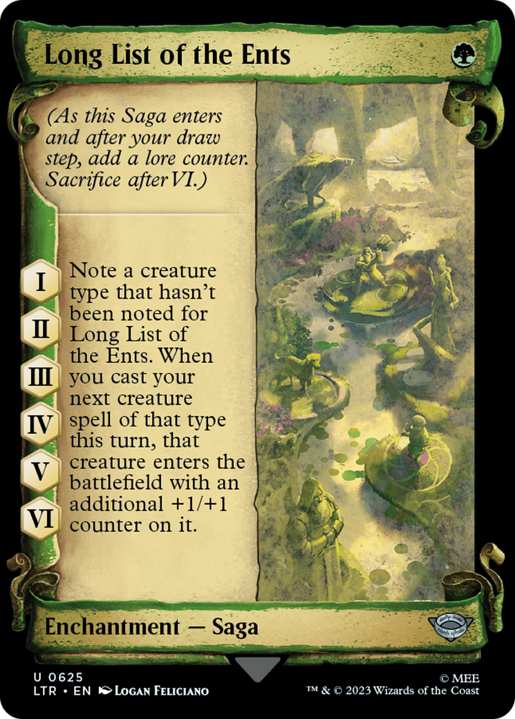 Long List of the Ents [The Lord of the Rings: Tales of Middle-Earth Showcase Scrolls] | D20 Games