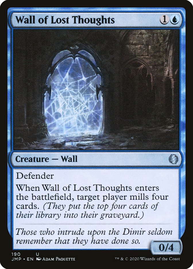 Wall of Lost Thoughts [Jumpstart] | D20 Games