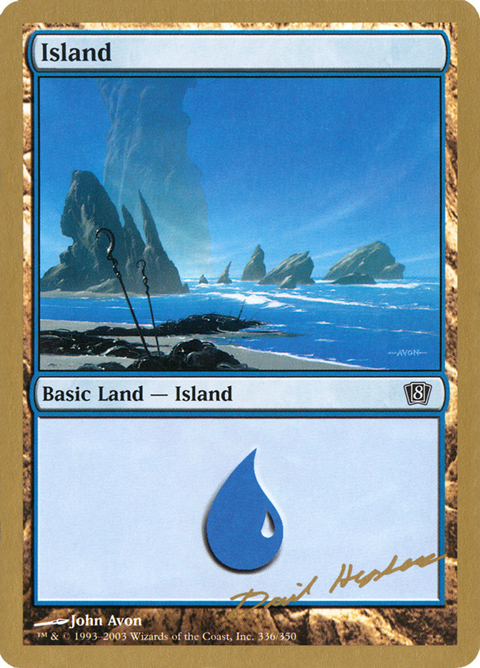 Island (dh336) (Dave Humpherys) [World Championship Decks 2003] | D20 Games