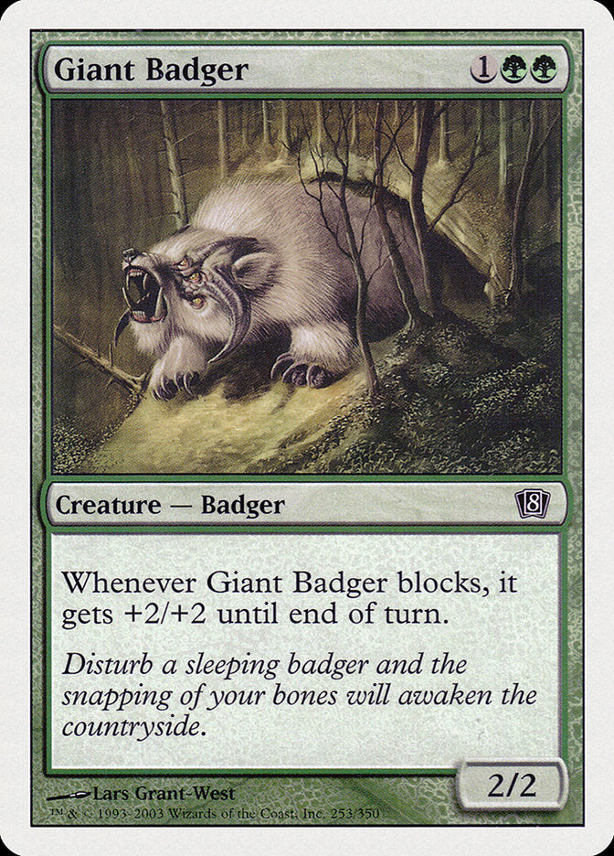 Giant Badger [Eighth Edition] | D20 Games