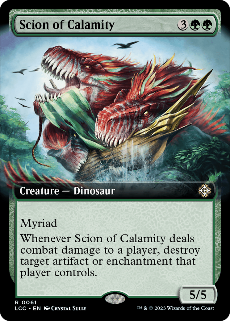 Scion of Calamity (Extended Art) [The Lost Caverns of Ixalan Commander] | D20 Games