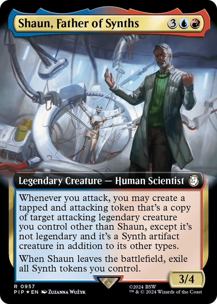 Shaun, Father of Synths (Extended Art) (Surge Foil) [Fallout] | D20 Games