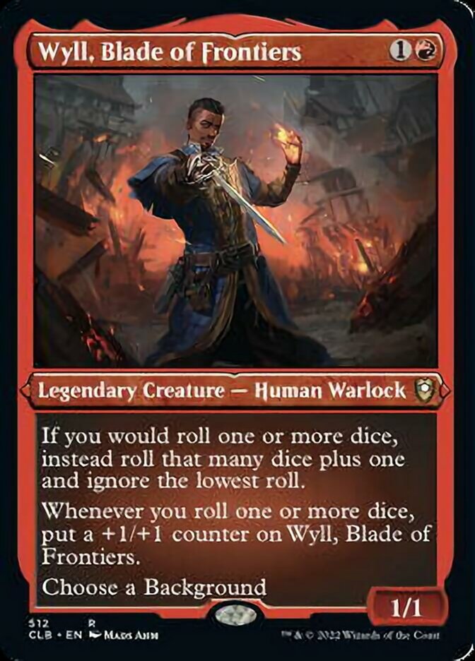 Wyll, Blade of Frontiers (Foil Etched) [Commander Legends: Battle for Baldur's Gate] | D20 Games