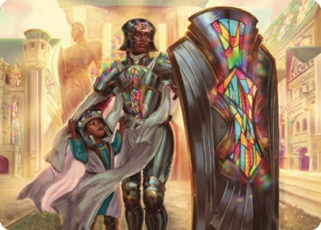 Guardian of New Benalia Art Card [Dominaria United Art Series] | D20 Games