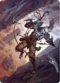 Akiri, Fearless Voyager Art Card [Zendikar Rising Art Series] | D20 Games