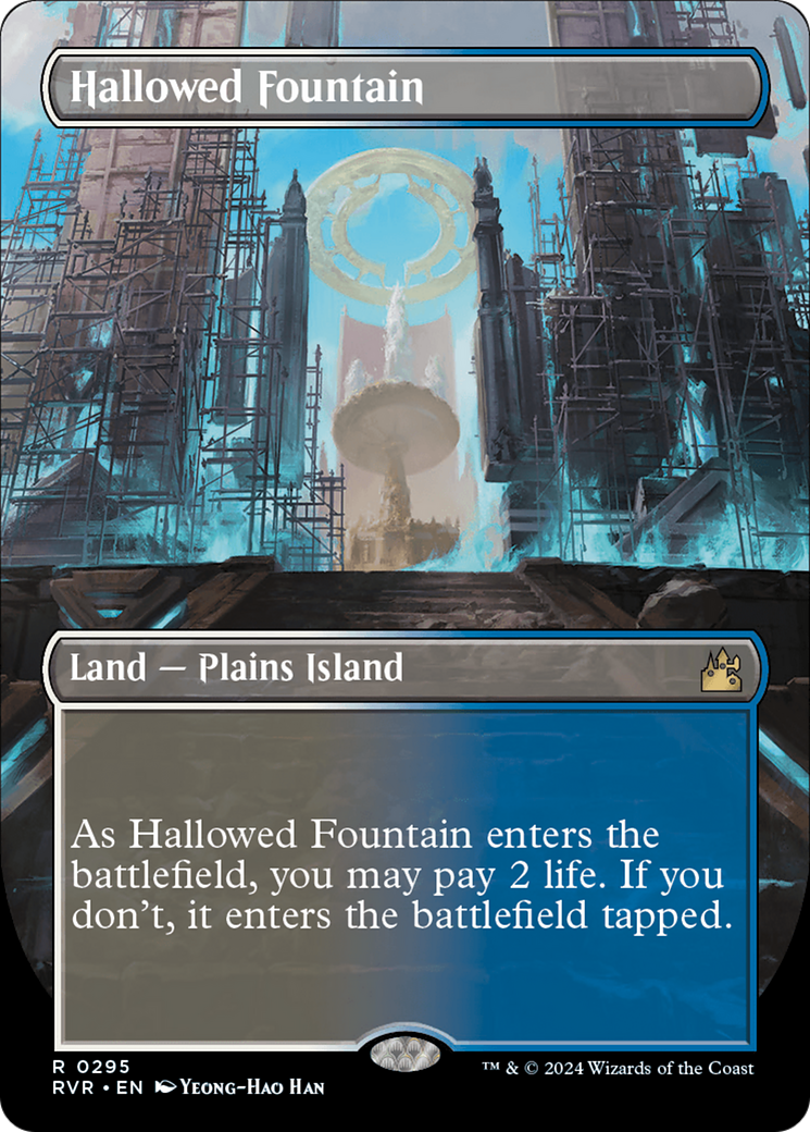 Hallowed Fountain (Borderless) [Ravnica Remastered] | D20 Games