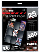 Ultra Pro Silver Series 18-Pocket Pages X 25