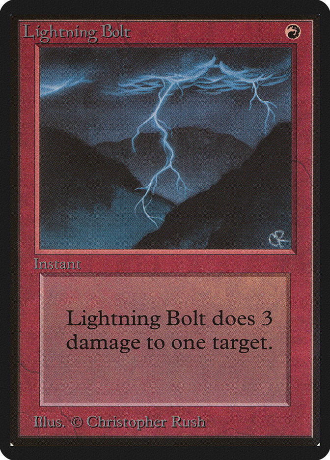 Lightning Bolt [Limited Edition Beta] | D20 Games