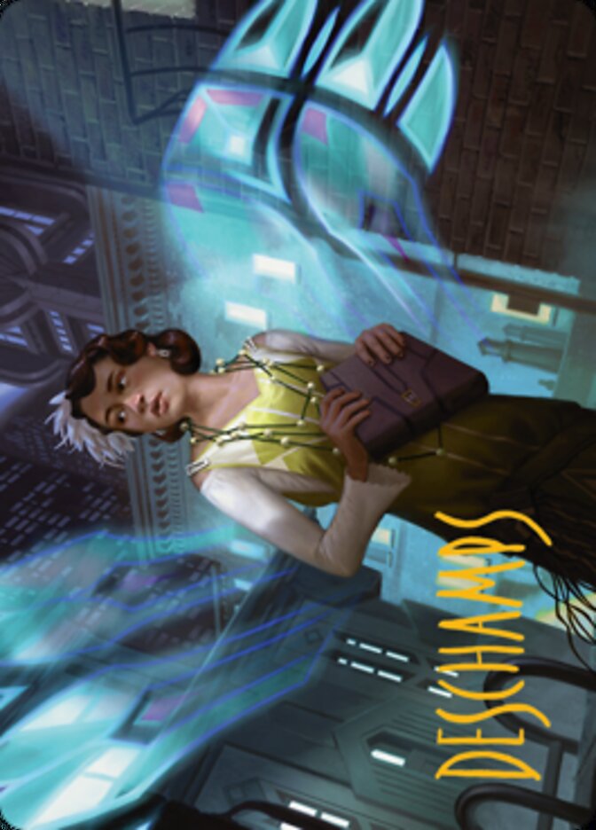 Giada, Font of Hope 1 Art Card (Gold-Stamped Signature) [Streets of New Capenna Art Series] | D20 Games