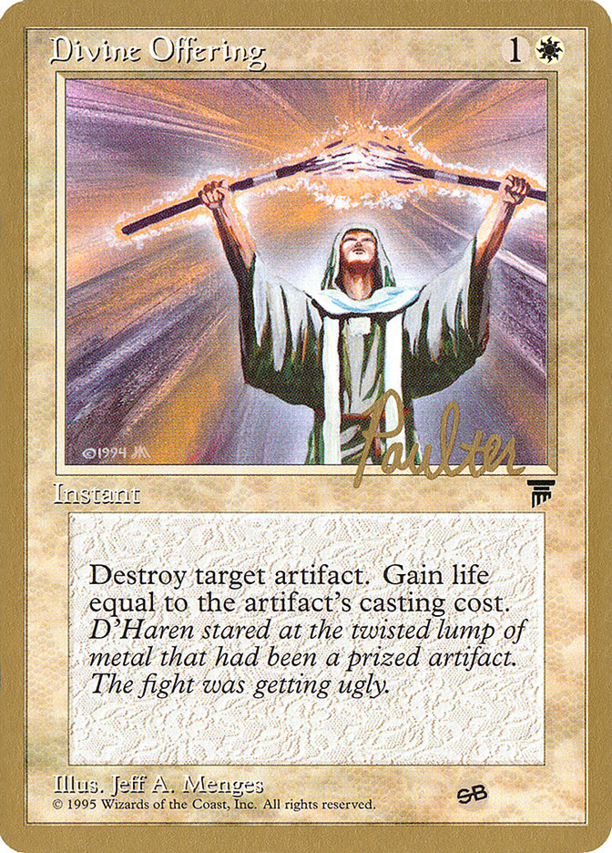 Divine Offering (Preston Poulter) (SB) [Pro Tour Collector Set] | D20 Games