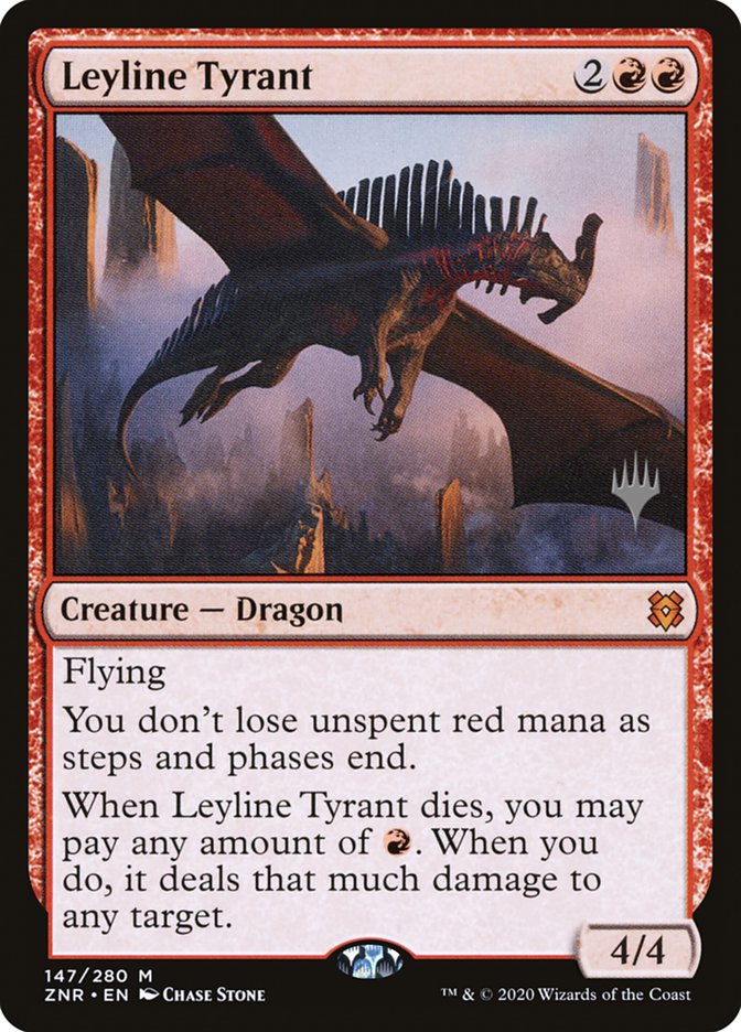 Leyline Tyrant (Promo Pack) [Zendikar Rising Promos] | D20 Games