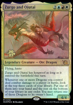 Zurgo and Ojutai [March of the Machine Prerelease Promos] | D20 Games