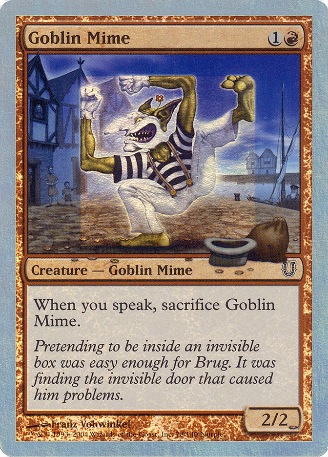 Goblin Mime [Unhinged] | D20 Games