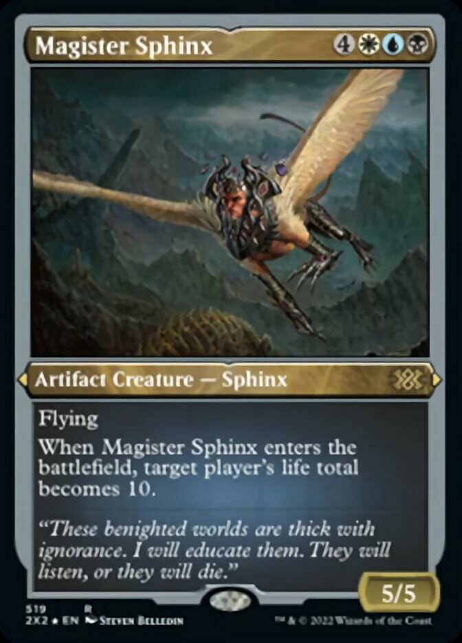 Magister Sphinx (Foil Etched) [Double Masters 2022] | D20 Games