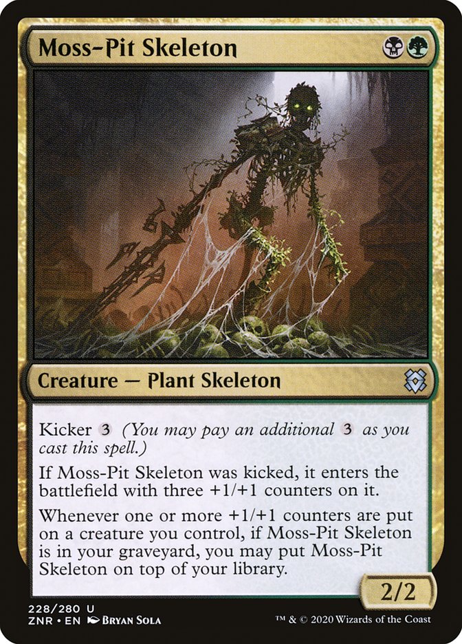 Moss-Pit Skeleton [Zendikar Rising] | D20 Games