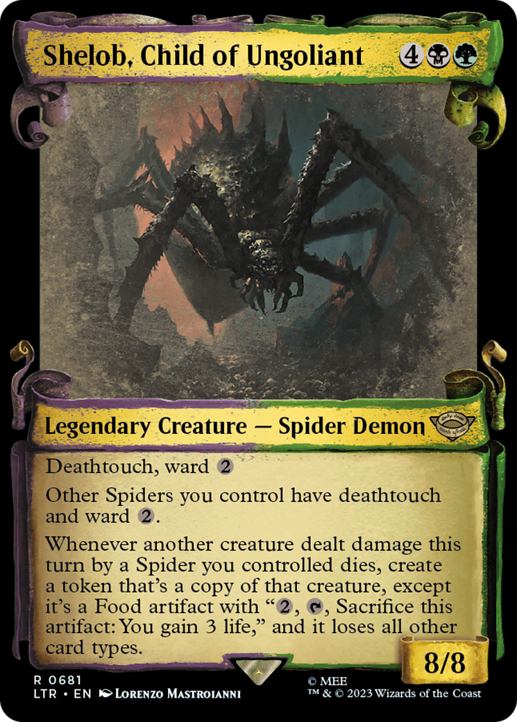 Shelob, Child of Ungoliant [The Lord of the Rings: Tales of Middle-Earth Showcase Scrolls] | D20 Games