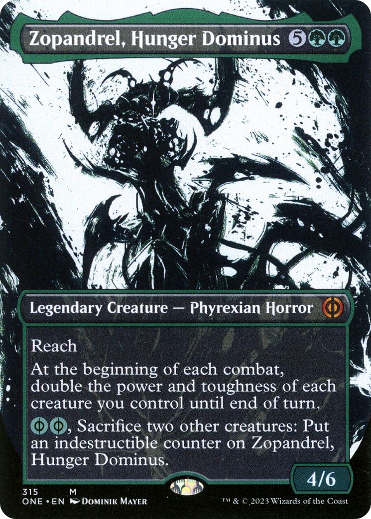 Zopandrel, Hunger Dominus (Borderless Ichor) [Phyrexia: All Will Be One] | D20 Games