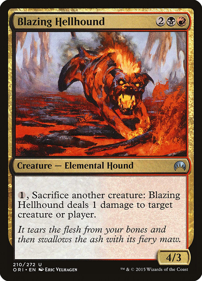 Blazing Hellhound [Magic Origins] | D20 Games