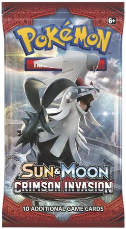 Sun and Moon Crimson Invasion  Pokémon Booster pack | D20 Games