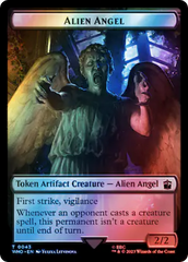 Alien Angel // Mutant Double-Sided Token (Surge Foil) [Doctor Who Tokens] | D20 Games
