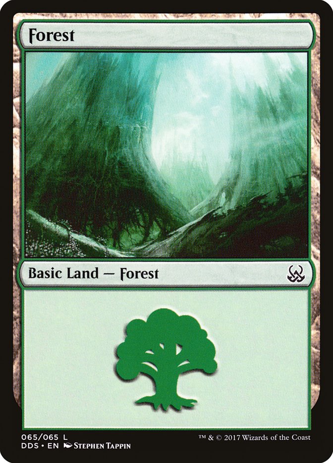 Forest (65) [Duel Decks: Mind vs. Might] | D20 Games