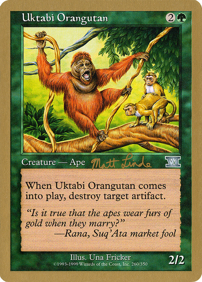 Uktabi Orangutan (Matt Linde) [World Championship Decks 1999] | D20 Games