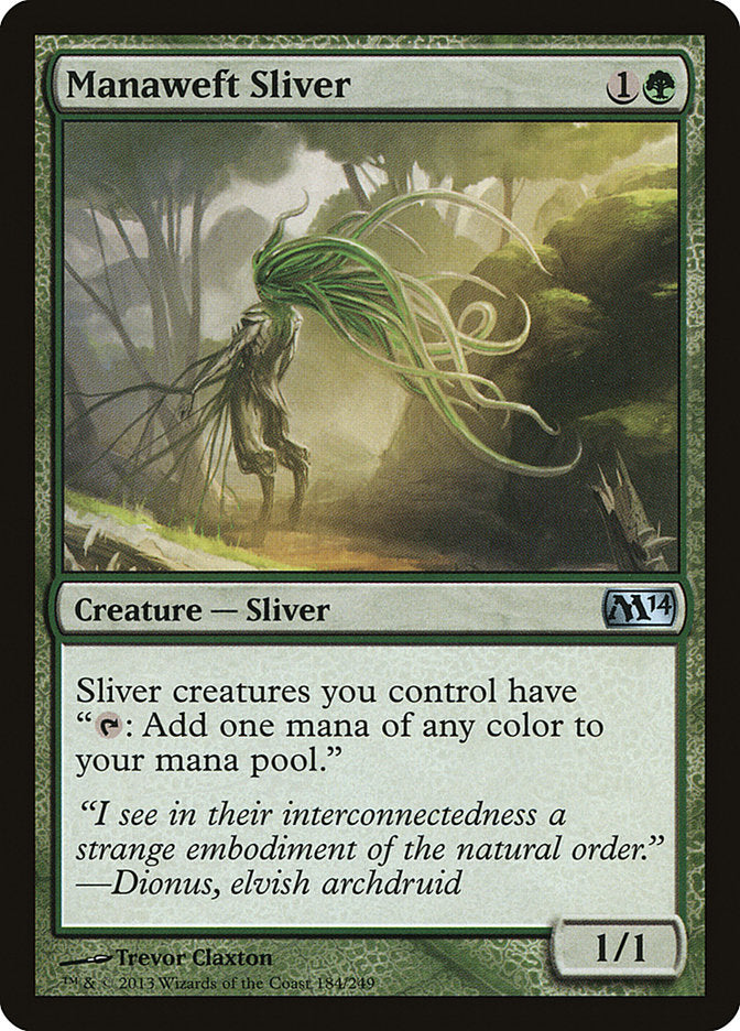 Manaweft Sliver [Magic 2014] | D20 Games