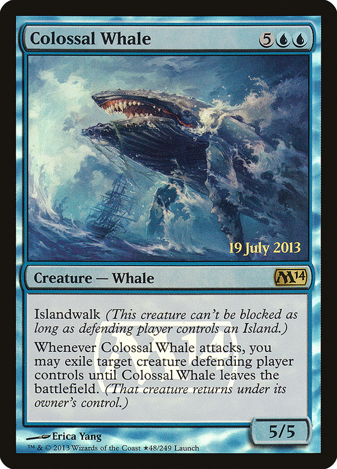 Colossal Whale [Magic 2014 Prerelease Promos] | D20 Games