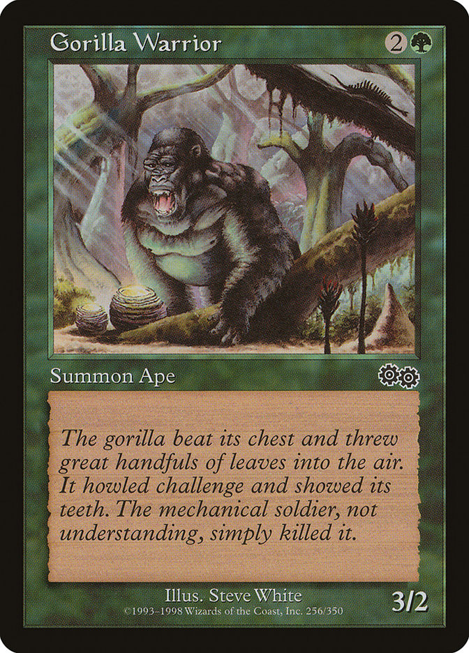 Gorilla Warrior [Urza's Saga] | D20 Games