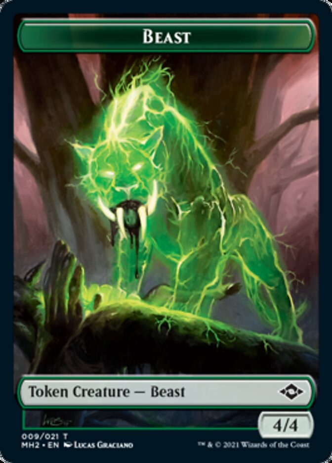 Beast Token [Modern Horizons 2 Tokens] | D20 Games