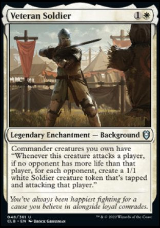Veteran Soldier [Commander Legends: Battle for Baldur's Gate] | D20 Games