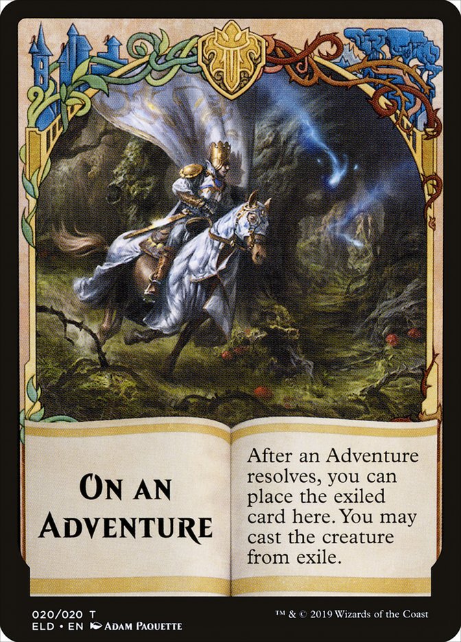 On an Adventure [Throne of Eldraine Tokens] | D20 Games