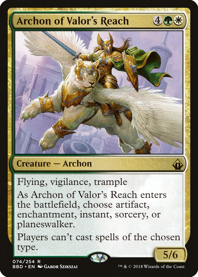 Archon of Valor's Reach [Battlebond] | D20 Games