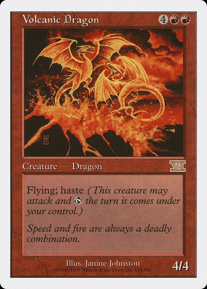 Volcanic Dragon [Classic Sixth Edition] | D20 Games