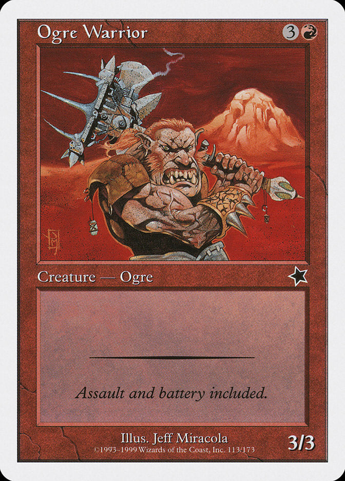 Ogre Warrior [Starter 1999] | D20 Games