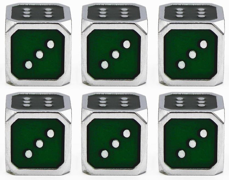 12mm Metal Pip D6 Dice Metal Dice Foam Brain Games