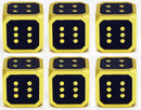 12mm Metal Pip D6 Dice Metal Dice Foam Brain Games