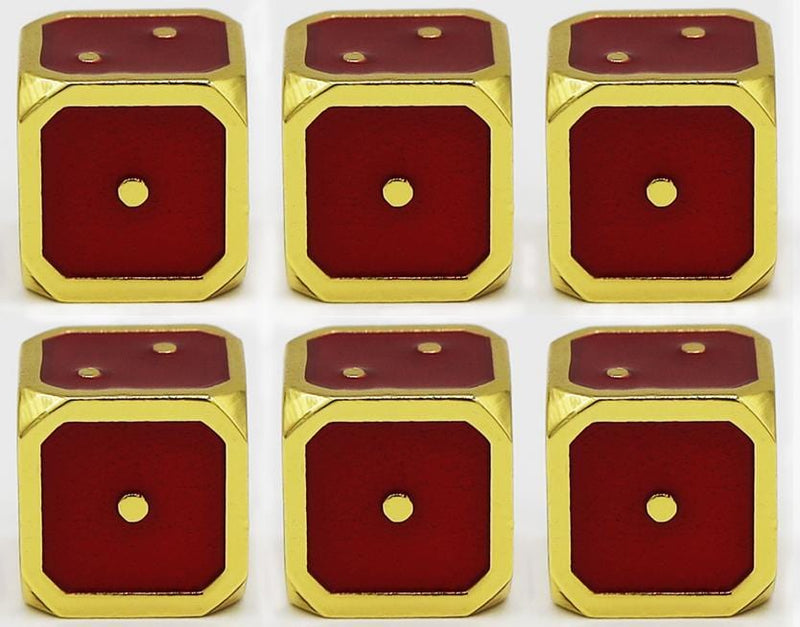 12mm Metal Pip D6 Dice Metal Dice Foam Brain Games