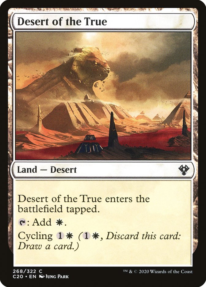 Desert of the True [Commander 2020] | D20 Games