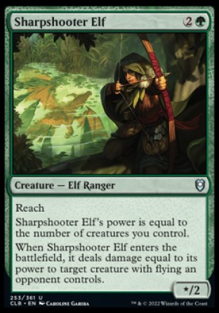 Sharpshooter Elf [Commander Legends: Battle for Baldur's Gate] | D20 Games