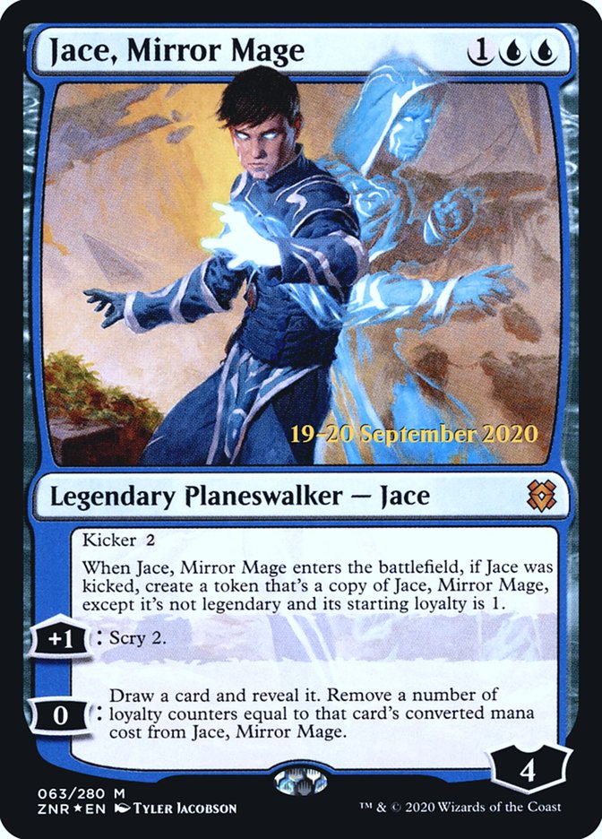 Jace, Mirror Mage [Zendikar Rising Prerelease Promos] | D20 Games