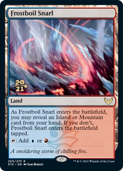 Frostboil Snarl [Strixhaven: School of Mages Prerelease Promos] | D20 Games