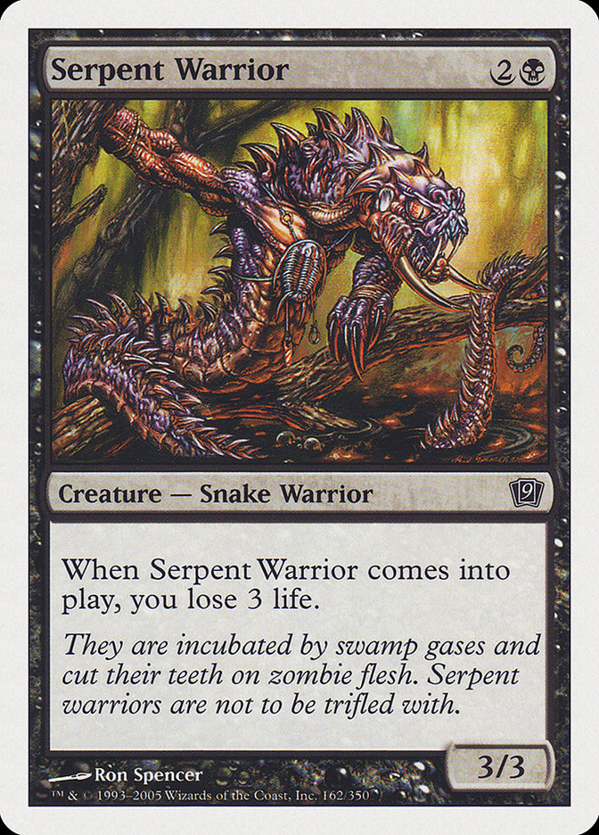 Serpent Warrior [Ninth Edition] | D20 Games