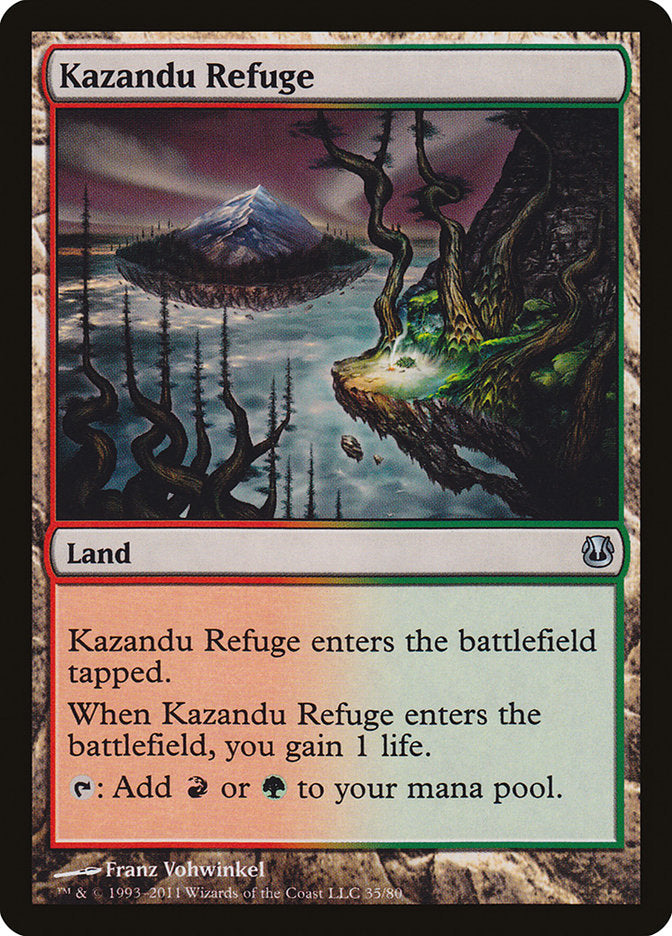 Kazandu Refuge [Duel Decks: Ajani vs. Nicol Bolas] | D20 Games