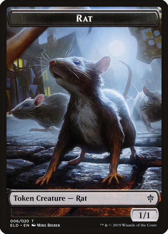 Rat [Throne of Eldraine Tokens] | D20 Games