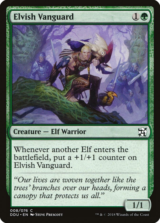 Elvish Vanguard [Duel Decks: Elves vs. Inventors] | D20 Games