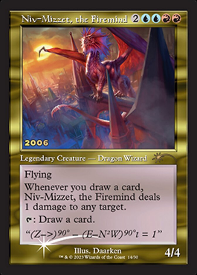 Niv-Mizzet, the Firemind [30th Anniversary Promos] | D20 Games