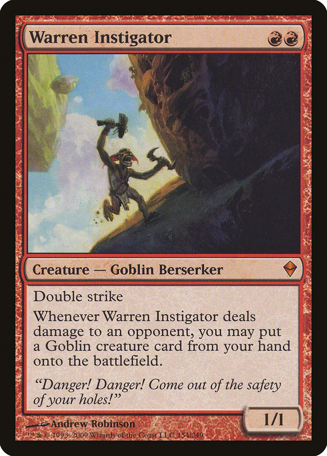 Warren Instigator [Zendikar] | D20 Games