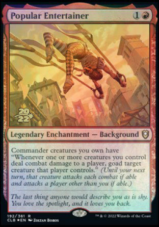 Popular Entertainer [Commander Legends: Battle for Baldur's Gate Prerelease Promos] | D20 Games