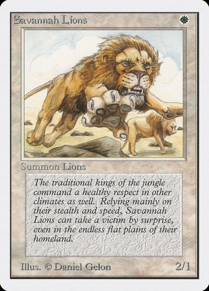 Savannah Lions [Unlimited Edition] | D20 Games